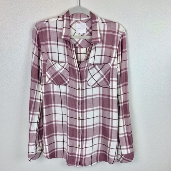 Anthropologie Tops - Thread & Supply Plaid Button Down Shirt